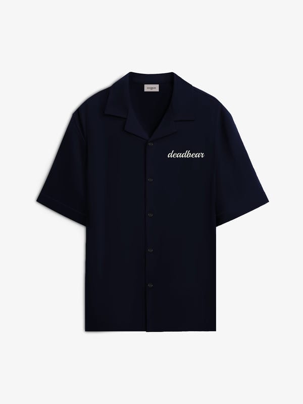 Deadbear — Bowling Shirt Navy 2.0