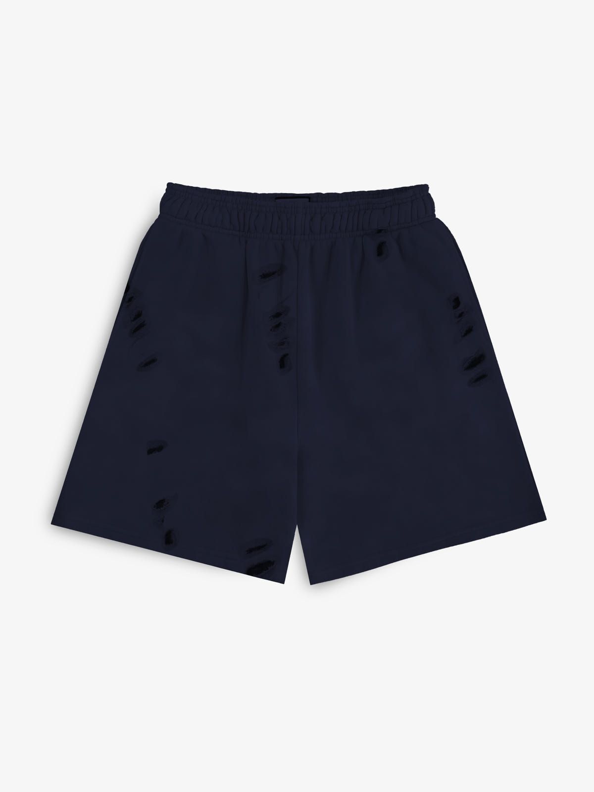 Distressed Navy Shorts - image 2
