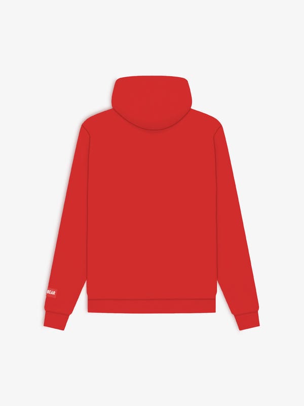Deadbear — Bone Zipper Red