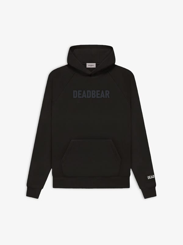 Deadbear — Basic Black Hoodie