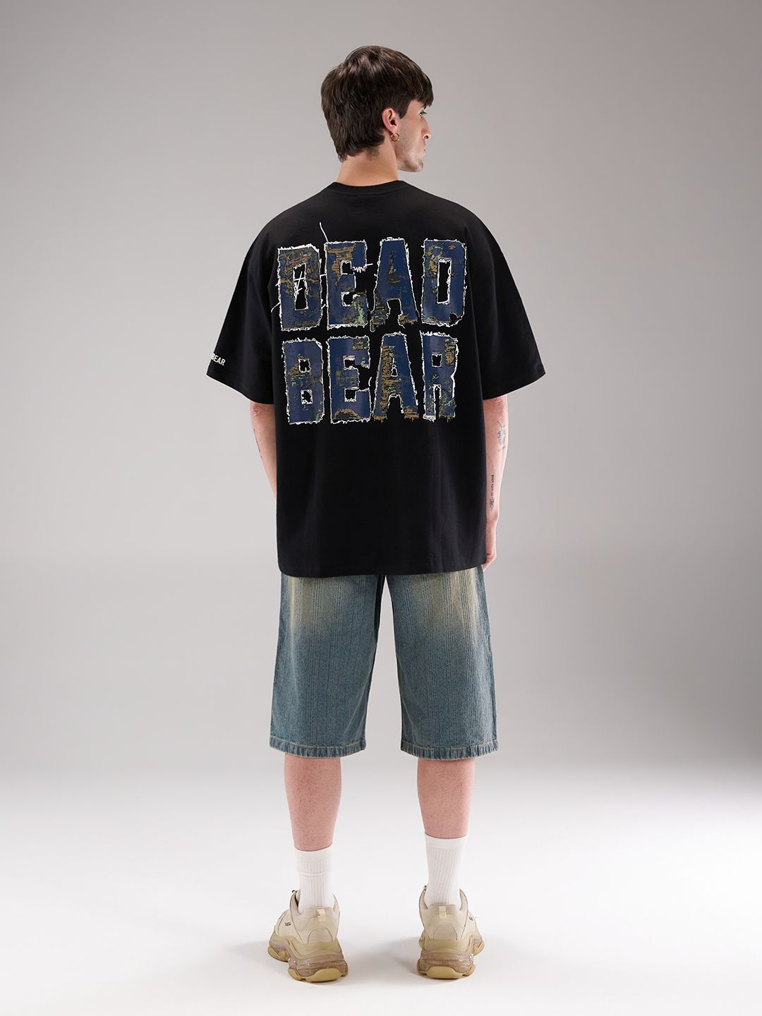 Fake Denim Tee Black - image 3