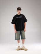Fake Denim Tee Black view 4