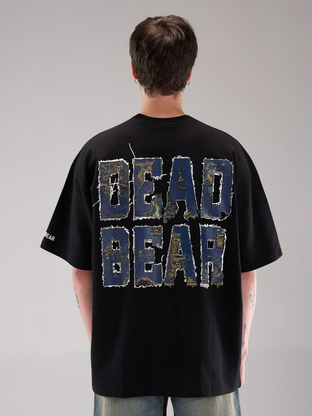 Fake Denim Tee Black - image 5
