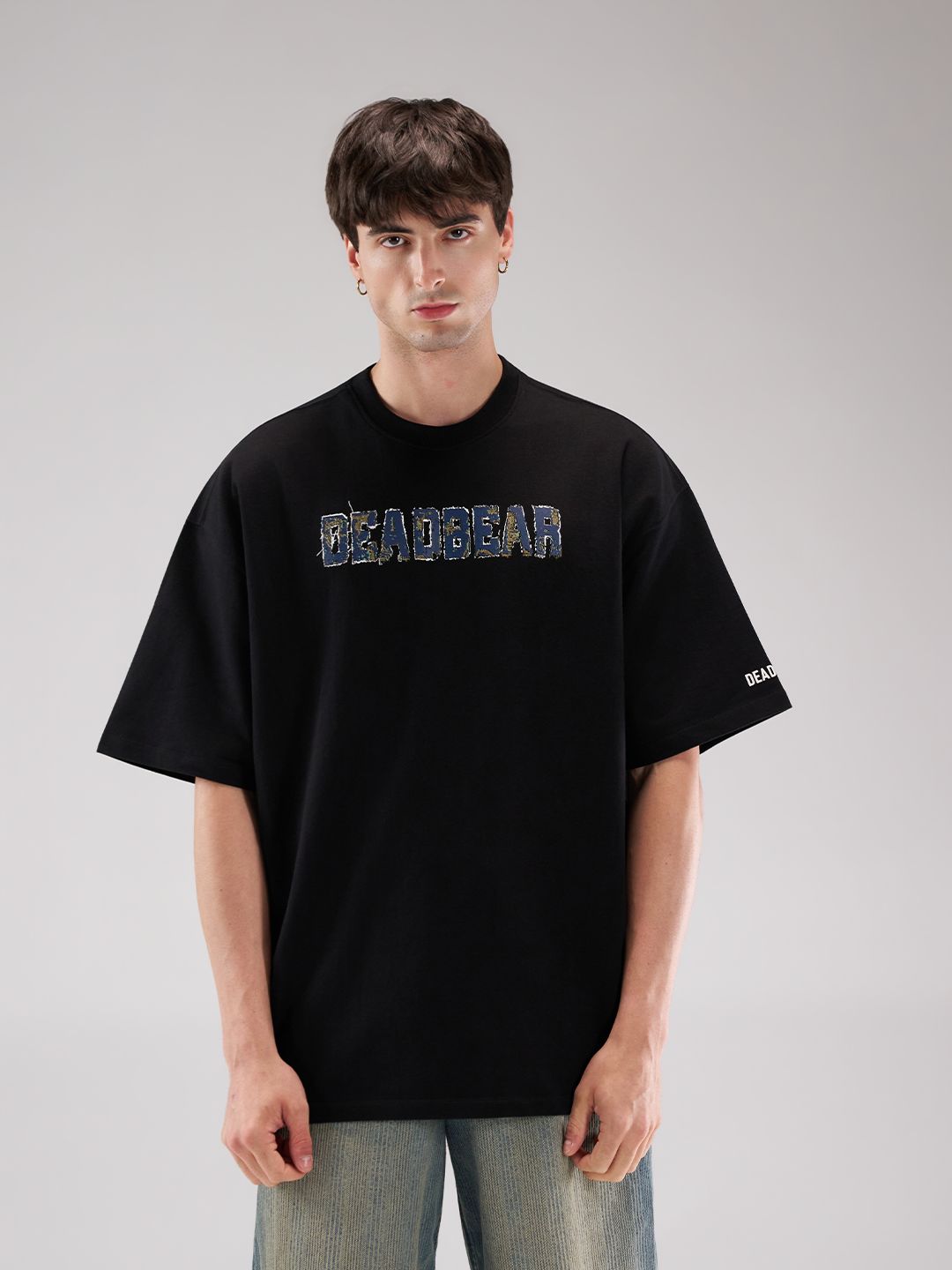 Fake Denim Tee Black - image 6