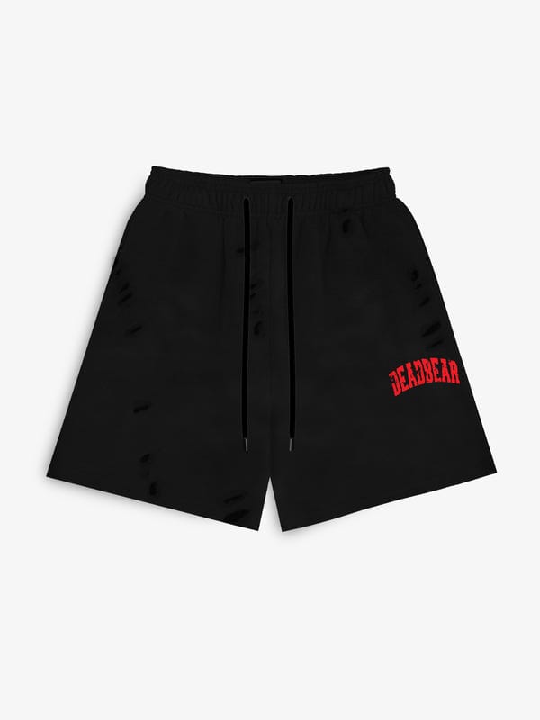 Deadbear — Distressed Black Shorts