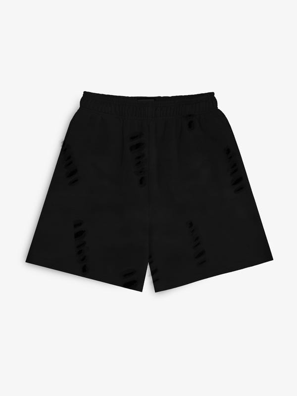 Deadbear — Distressed Black Shorts