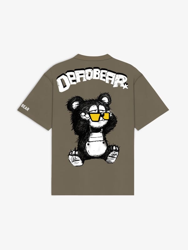 Deadbear — Scribbled Bear Tee Brown