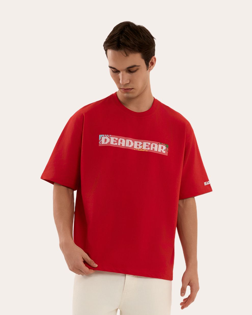Pixel Tee Red - image 5