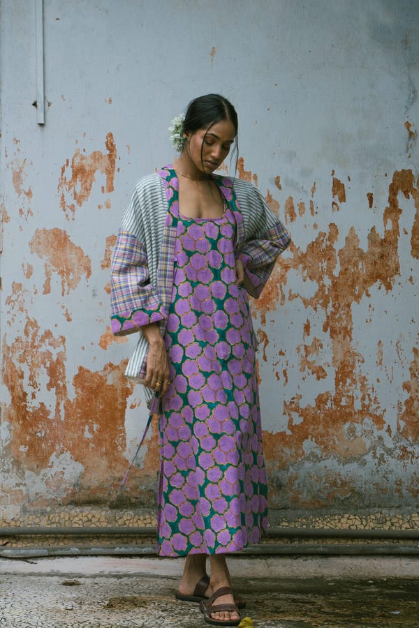 Deeta — Blooming reversible jacket