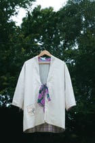Blooming reversible jacket view 7