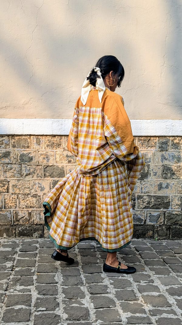 Deeta — Ella long gathered skirt