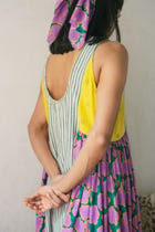 Blooming patchwork dress view 2