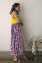 Blooming patchwork dress view 4