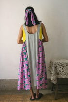 Blooming patchwork dress view 5