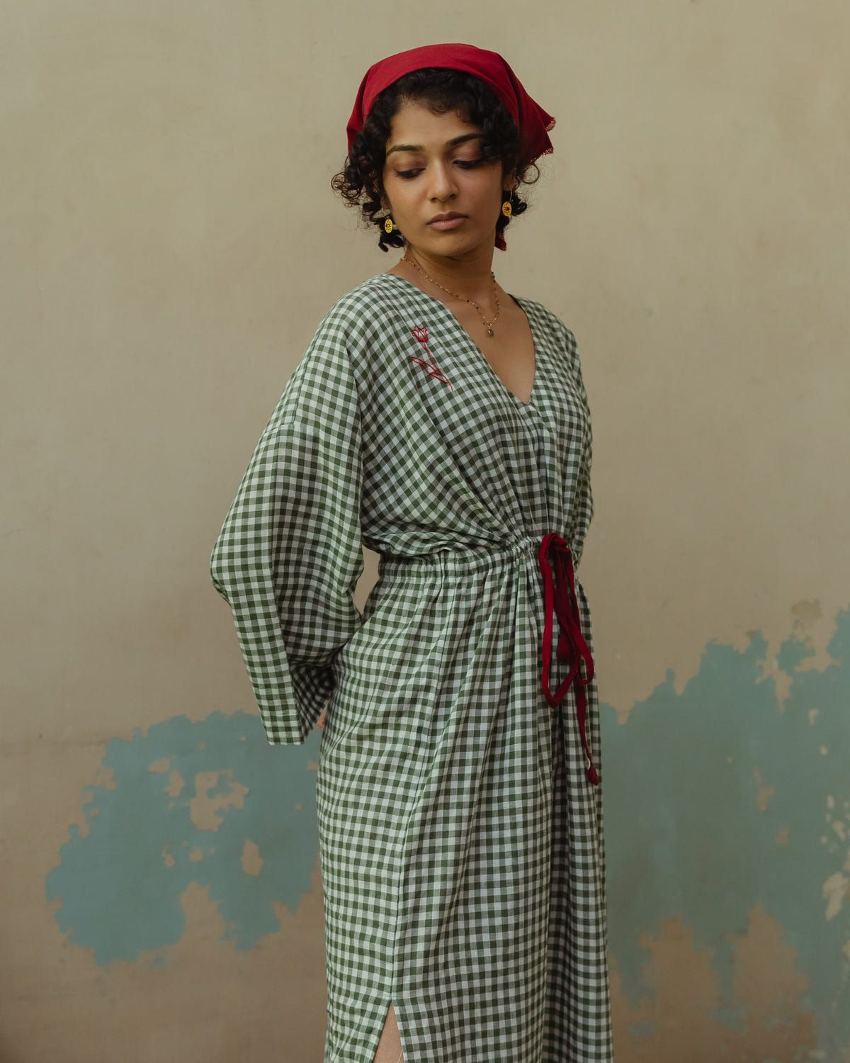 'Yuka' kaftan style dress - image 3