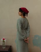 'Yuka' kaftan style dress view 4