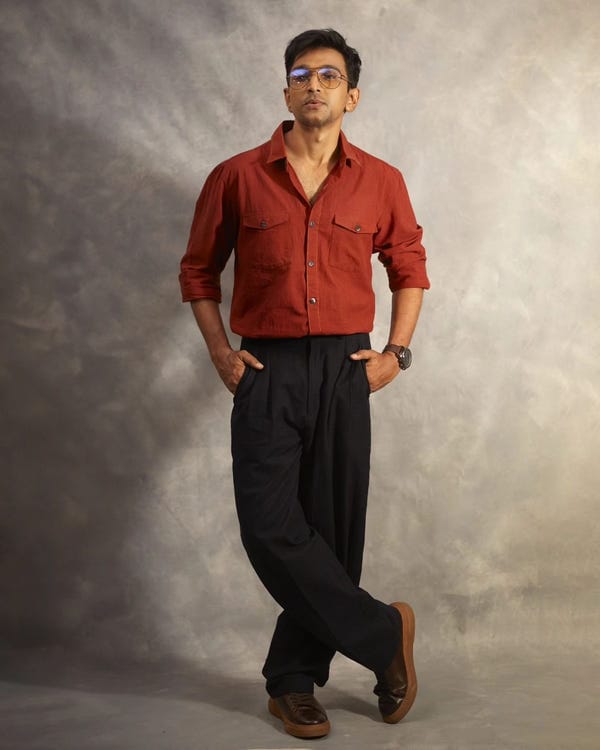 Deeta — Rust shirt