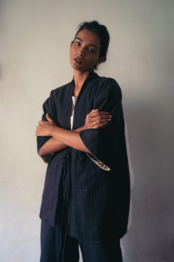 Deeta — Koi reversible jacket