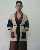 Koi reversible jacket view 4