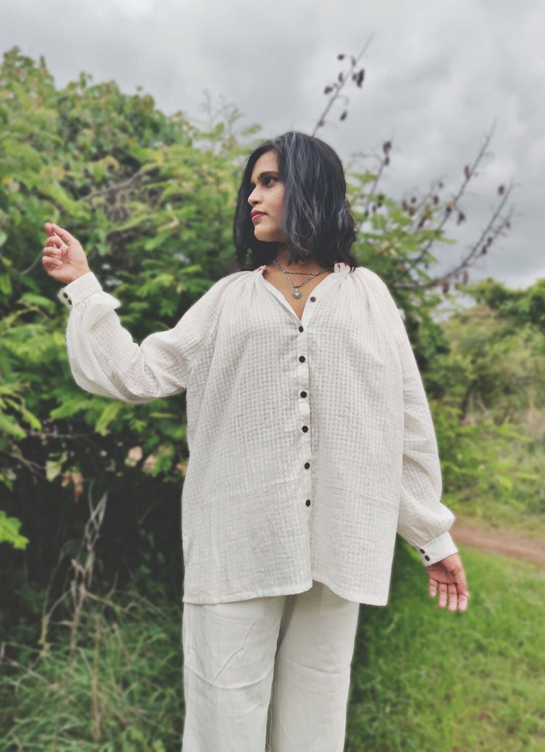 Classic white coord set - image 1
