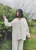 Classic white coord set view 1