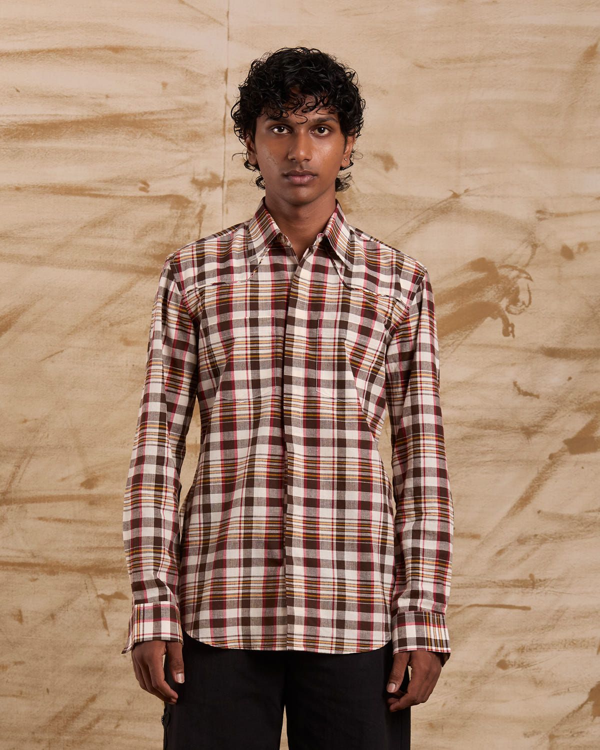 Taalam Shirt - Brown - image 1