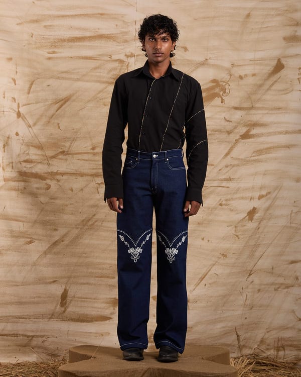 ERODE — Running Out Embroidered Bottoms