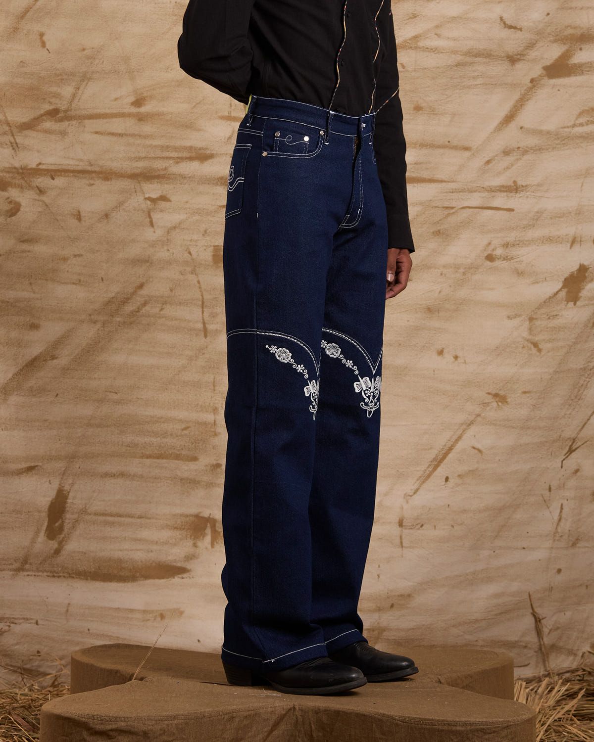 Running Out Embroidered Bottoms - image 2
