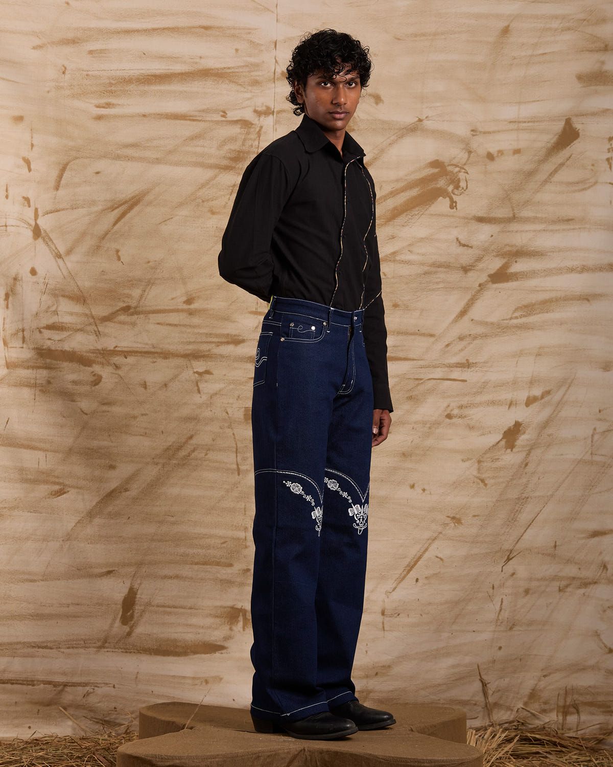 Running Out Embroidered Bottoms - image 3