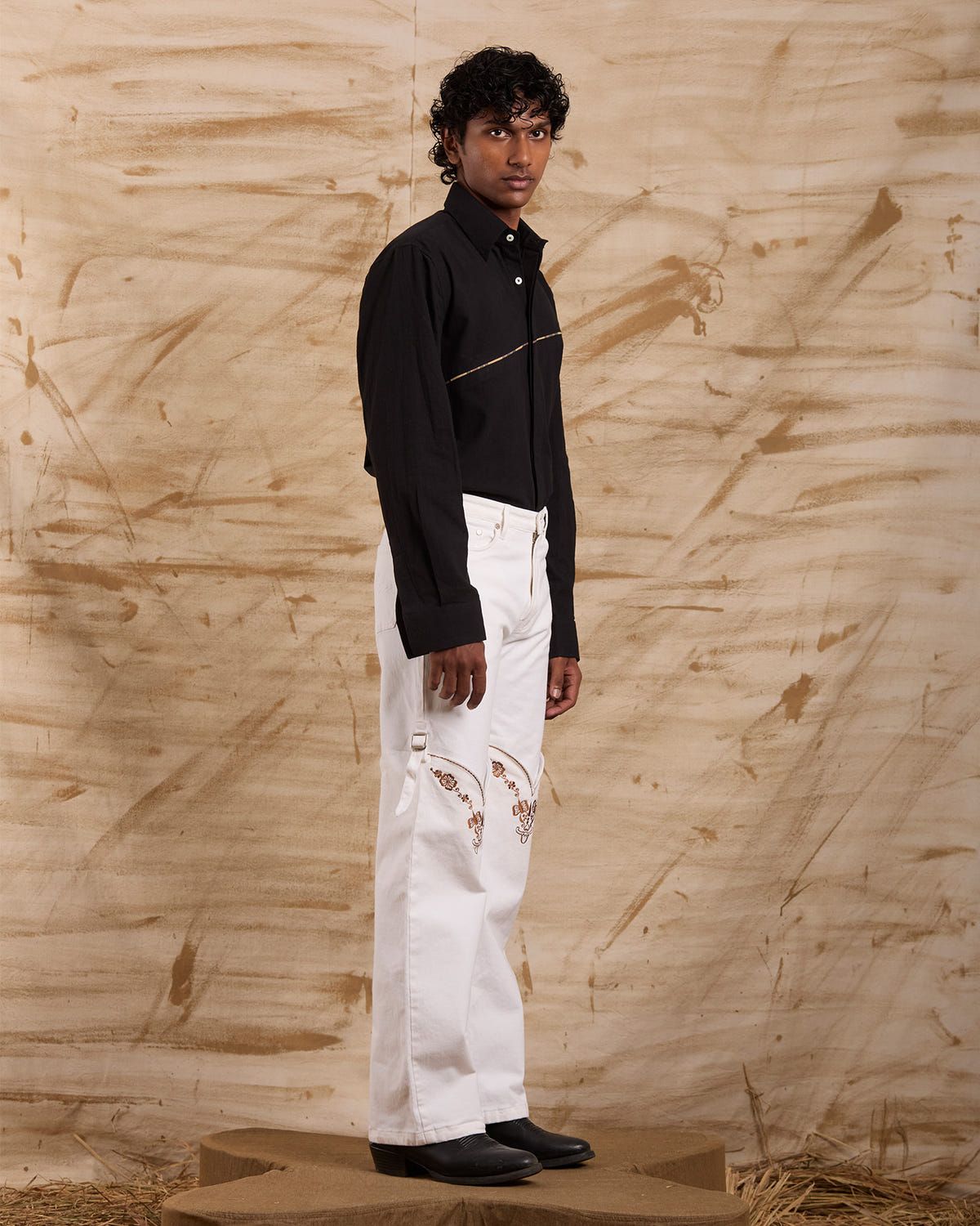 Running Again Embroidered Bottoms - image 3
