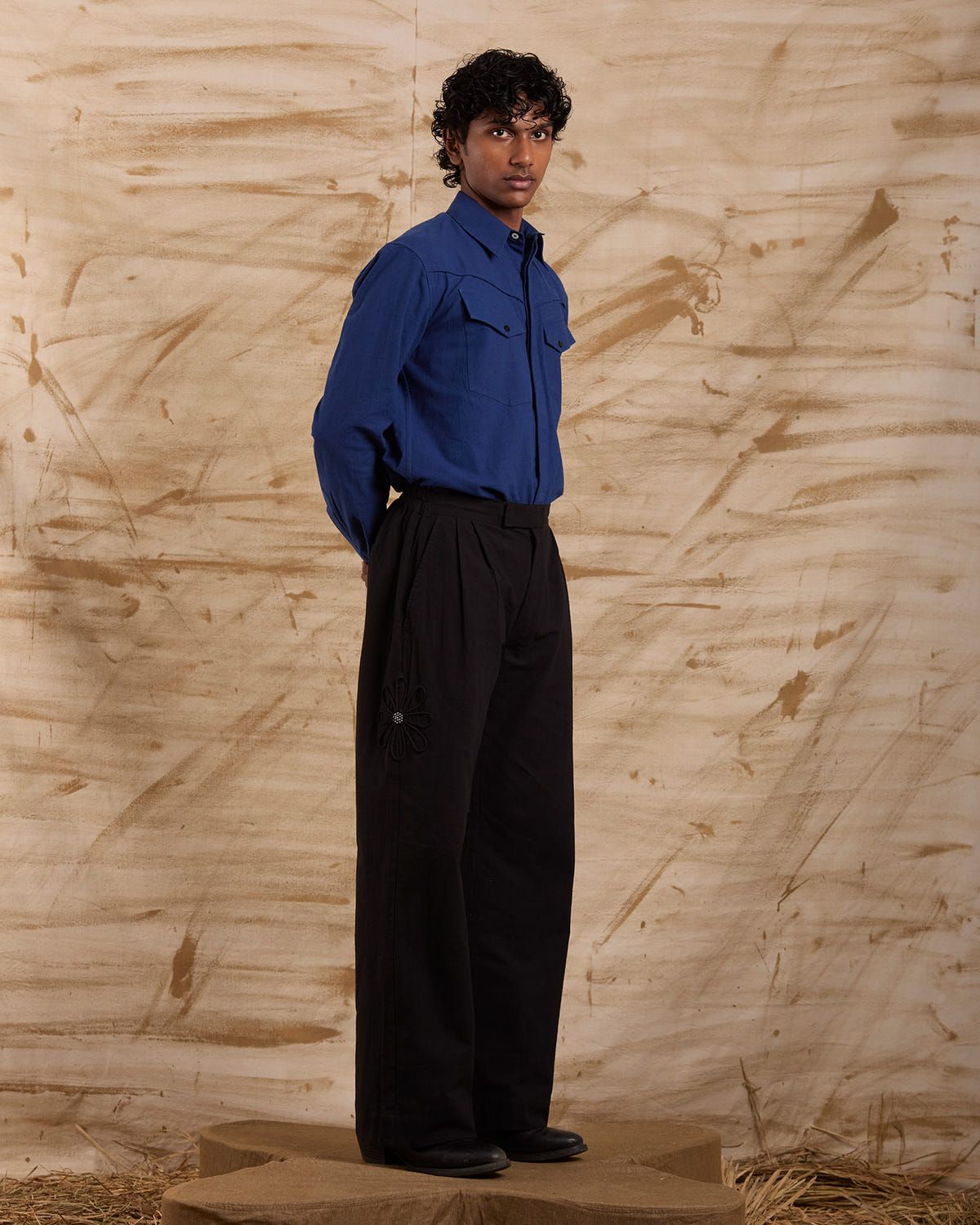 Sync-in Hand Embroidered Bottoms - image 3