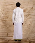 Veshti Embroidered - Green view 4