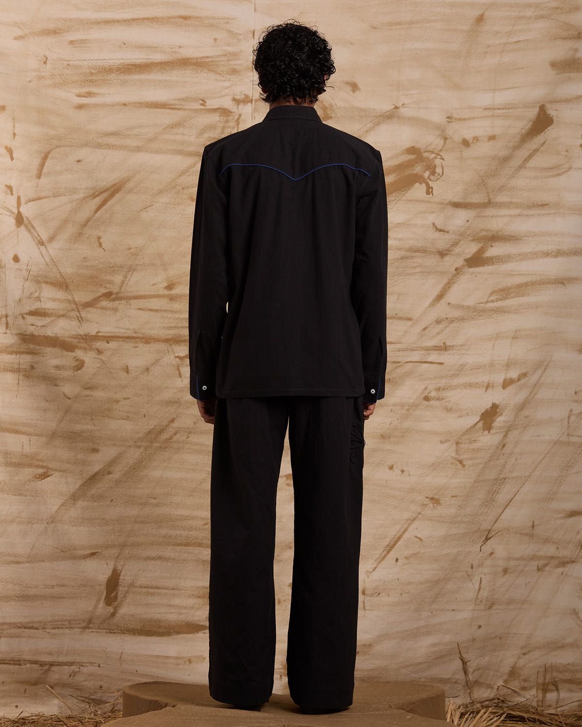Horns Hand Embroidered Shirt - image 4
