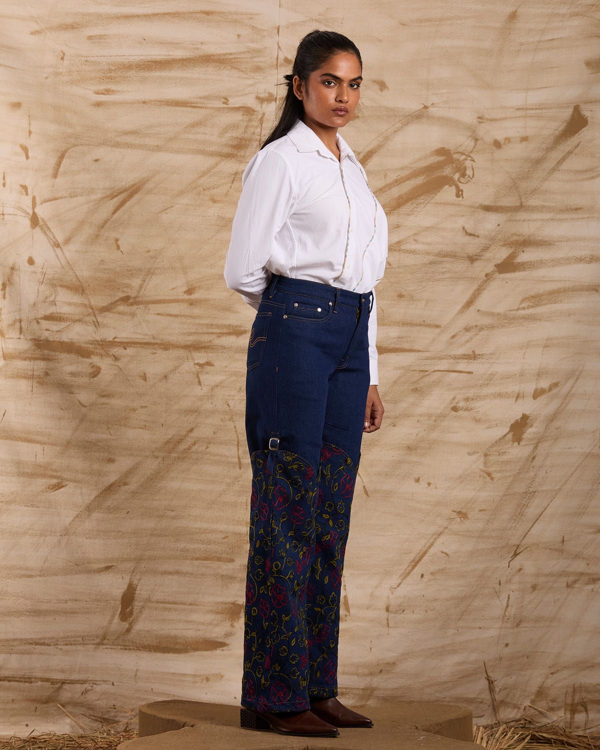 Far Away Embroidered Bottoms - image 3
