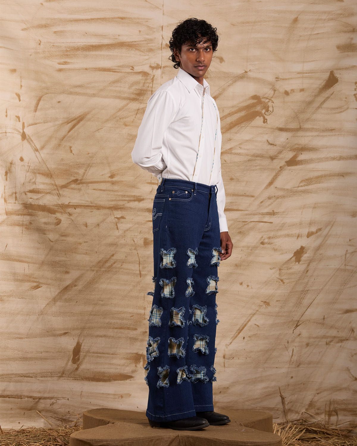Feeling Groovy Checked Bottoms - image 3