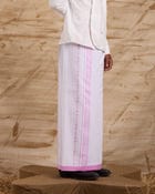 Veshti Embroidered - Pink view 2