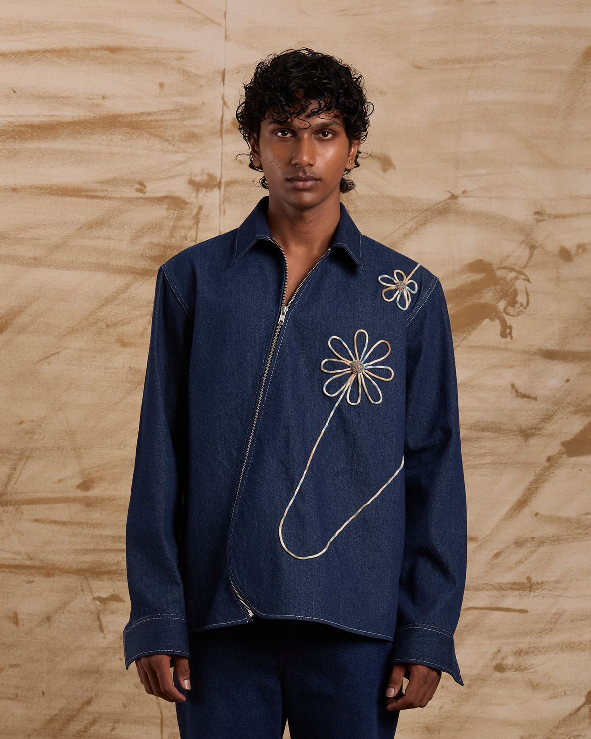 No Time to Die Malar Hand Embroidered Jacket - image 1