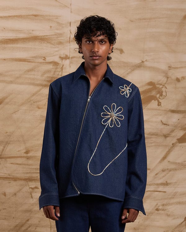 ERODE — No Time to Die Malar Hand Embroidered Jacket