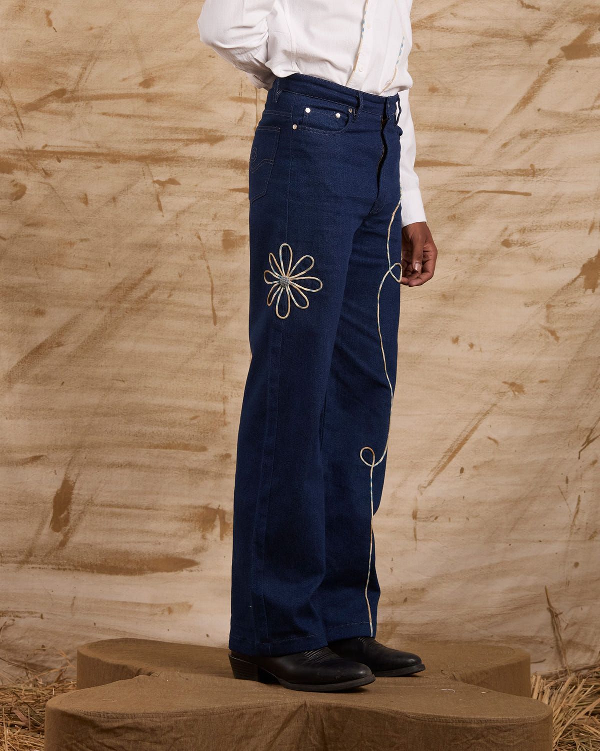 Malar Hand Embroidered Bottoms - image 2