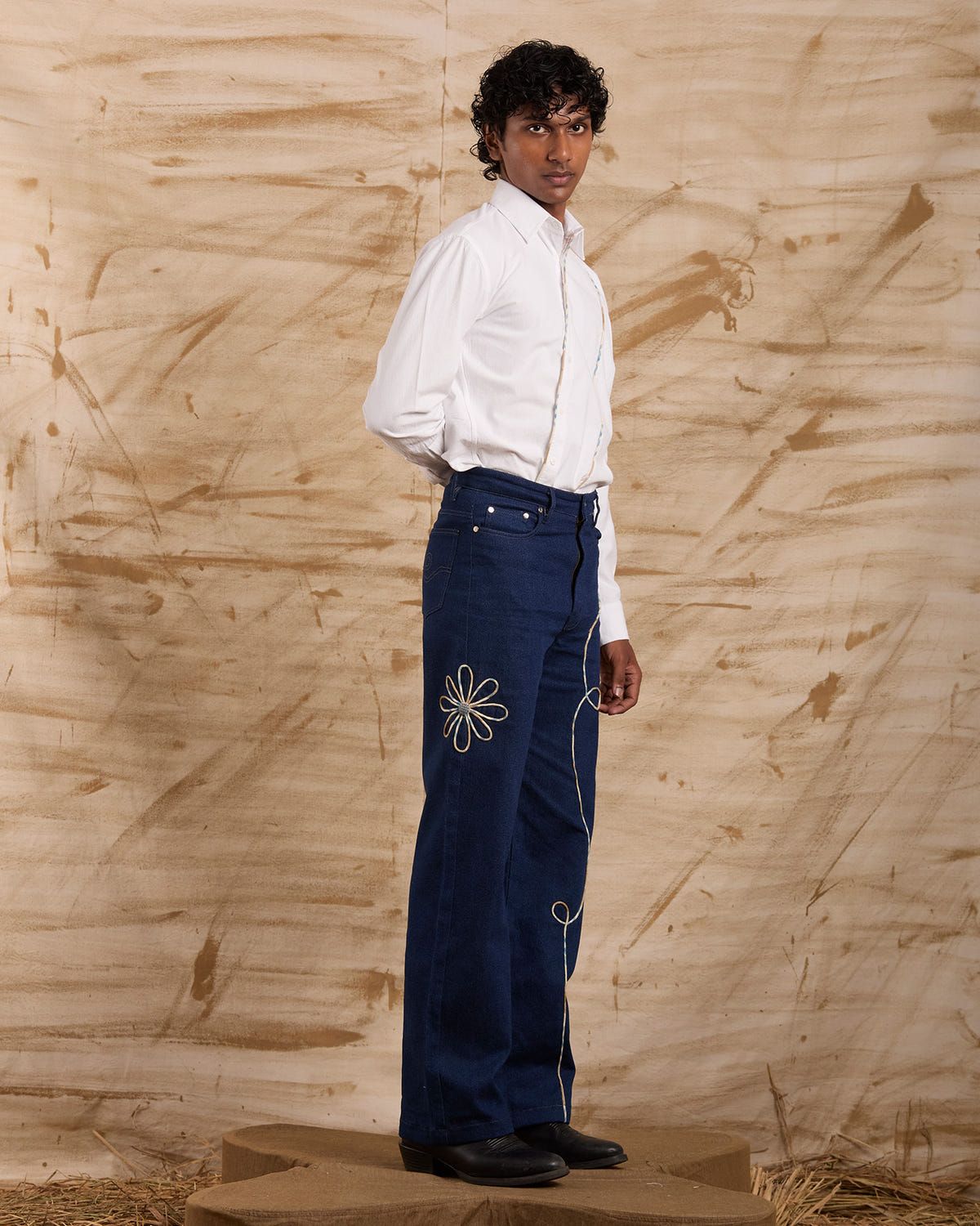 Malar Hand Embroidered Bottoms - image 3