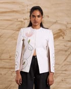 The Lily Hand Embroidered Cape view 1