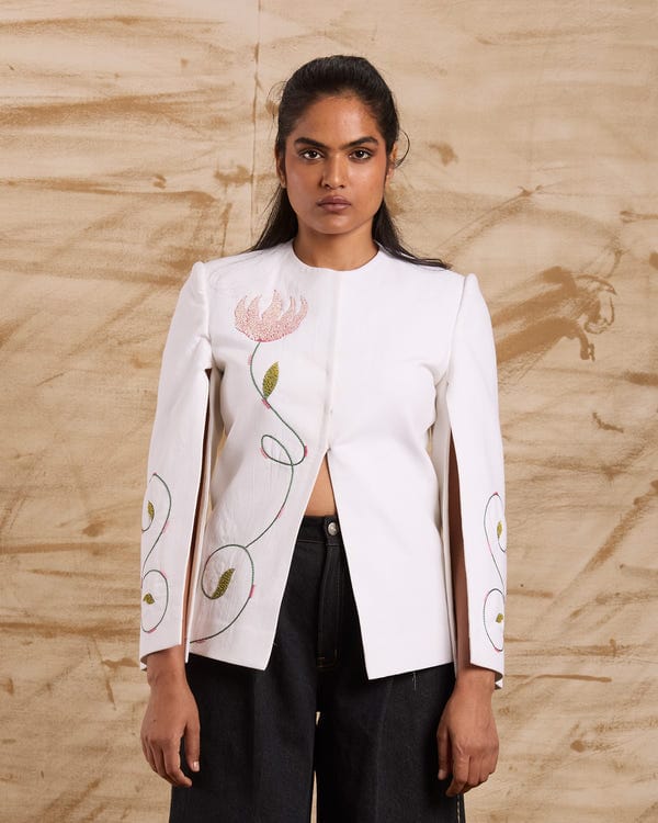 ERODE — The Lily Hand Embroidered Cape