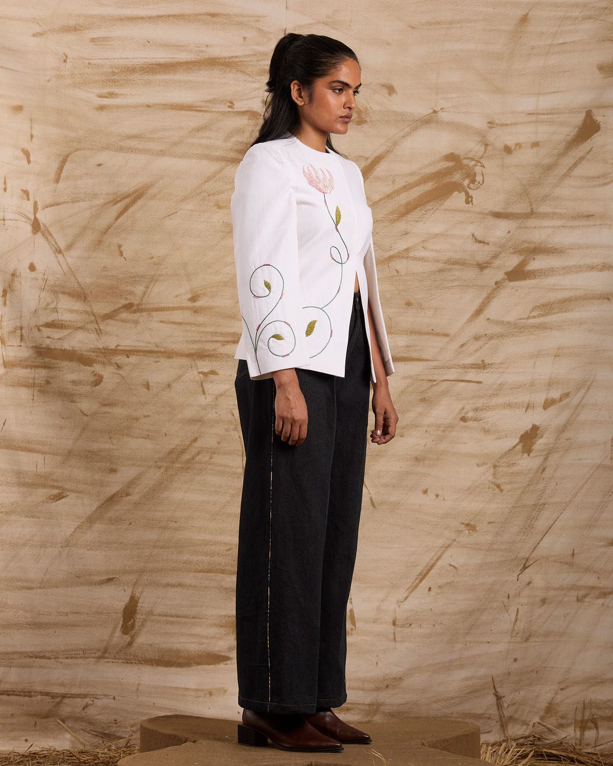 The Lily Hand Embroidered Cape - image 3