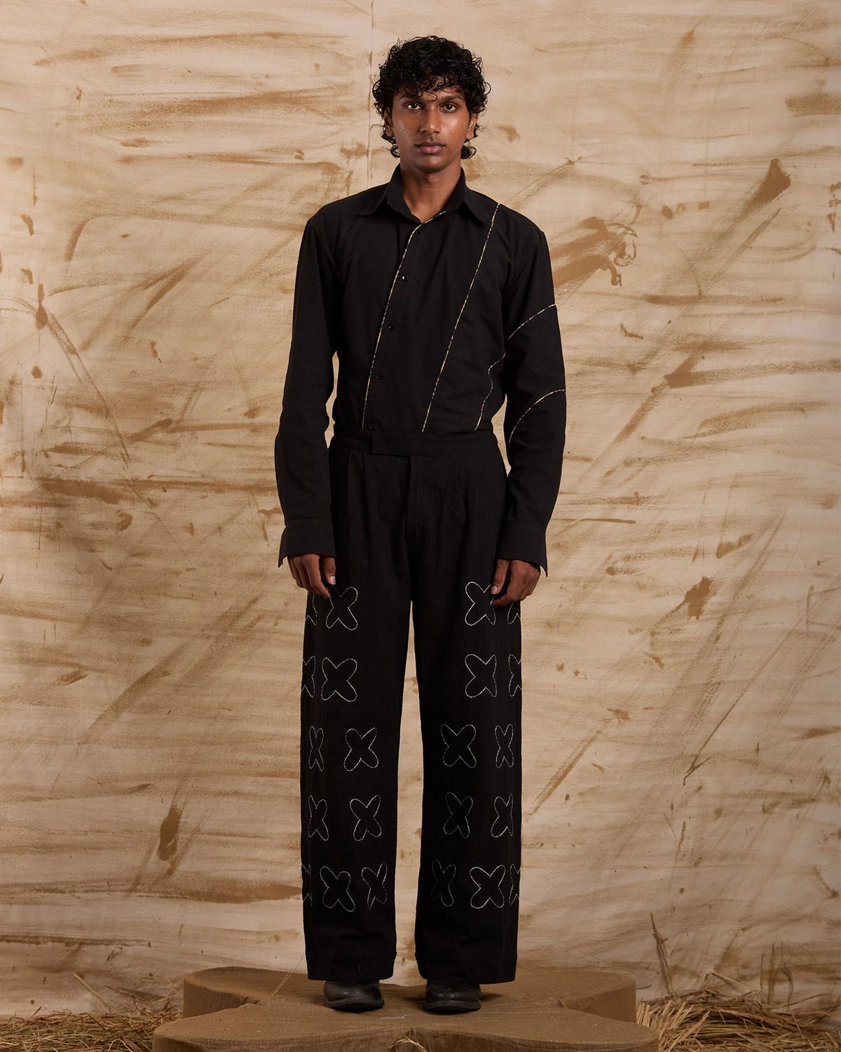 Drifters Hand Embroidered Bottoms - image 1