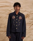 Hibiscus Hand Embroidered Jacket view 1
