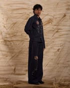 Hibiscus Hand Embroidered Jacket view 3