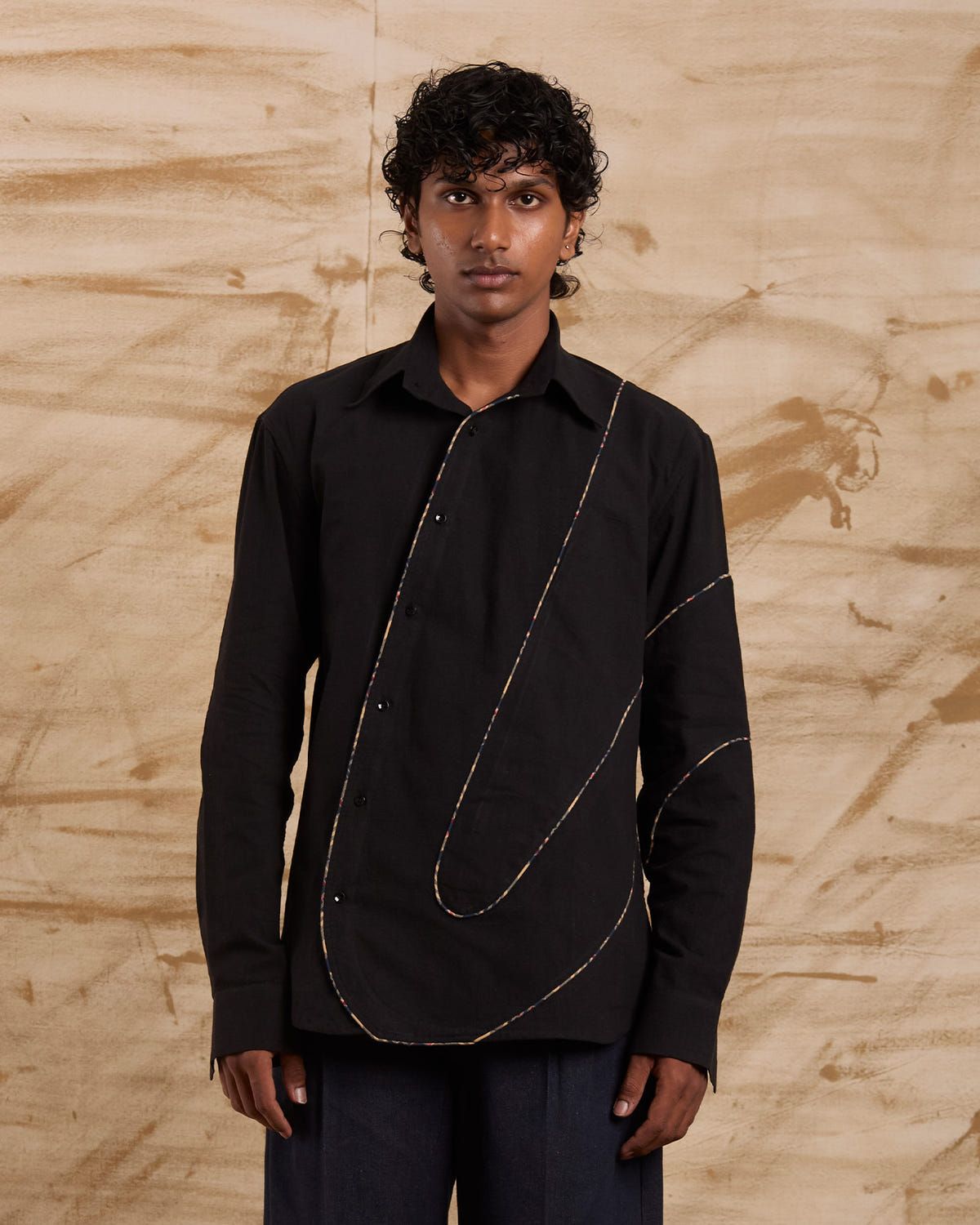 Evergreen Shirt - Black Checks - image 1