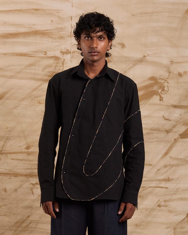 ERODE — Evergreen Shirt - Black Checks
