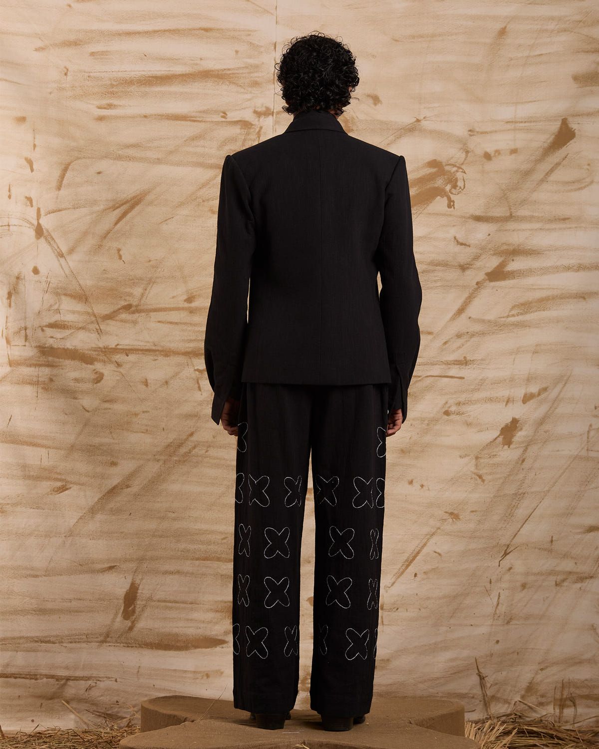 Roses Hand Embroidered Blazer - image 4