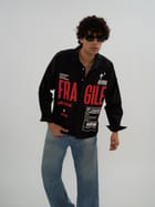 The Fragile Shirt - Men (Black) view 4